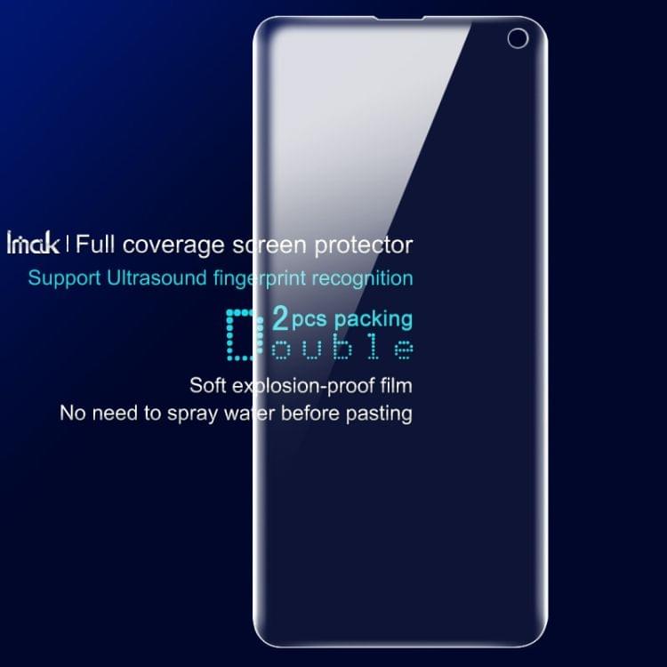 Buy 2 PCS IMAK UT-1 Series Full Screen Soft Film for Galaxy S10, Support Ultrasound Fingerprint Recognition