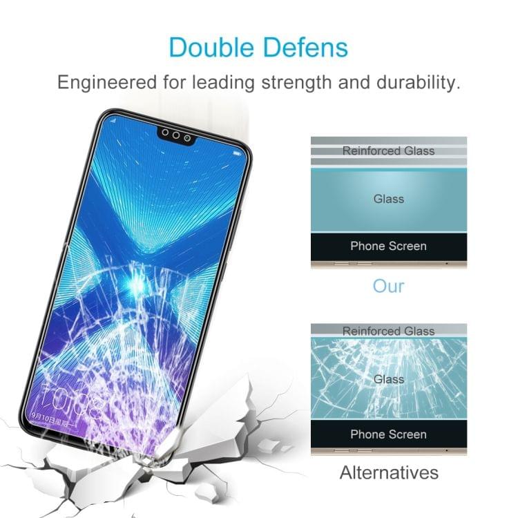 Buy 0.26mm 9H 2.5D Explosion-proof Tempered Glass Film for Huawei Honor 8X