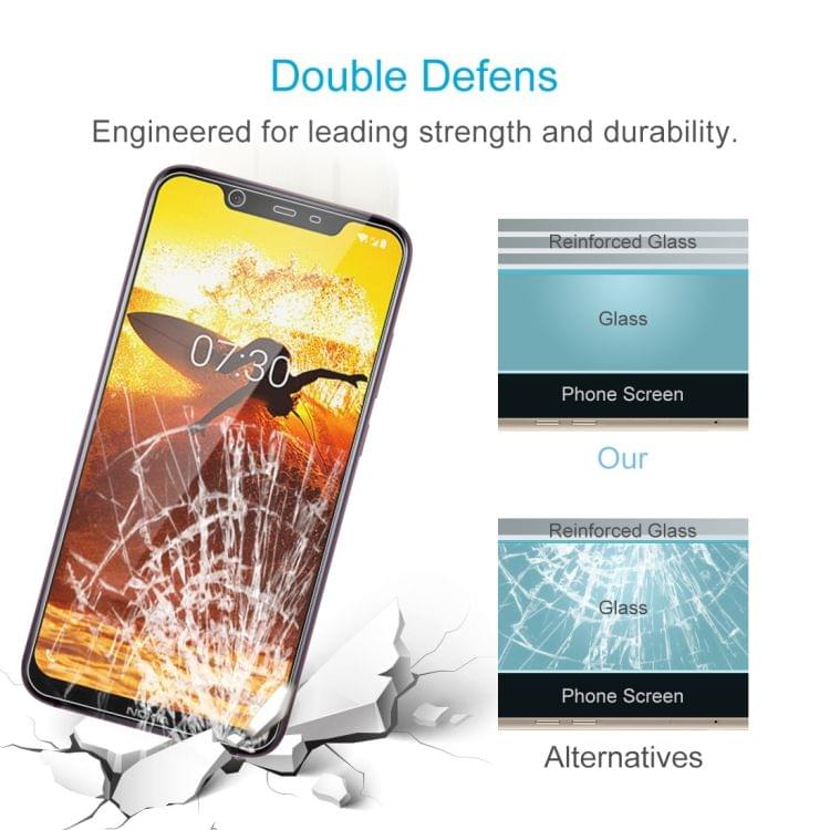 Buy 0.26mm 9H 2.5D Explosion-proof Tempered Glass Film for Nokia 8.1