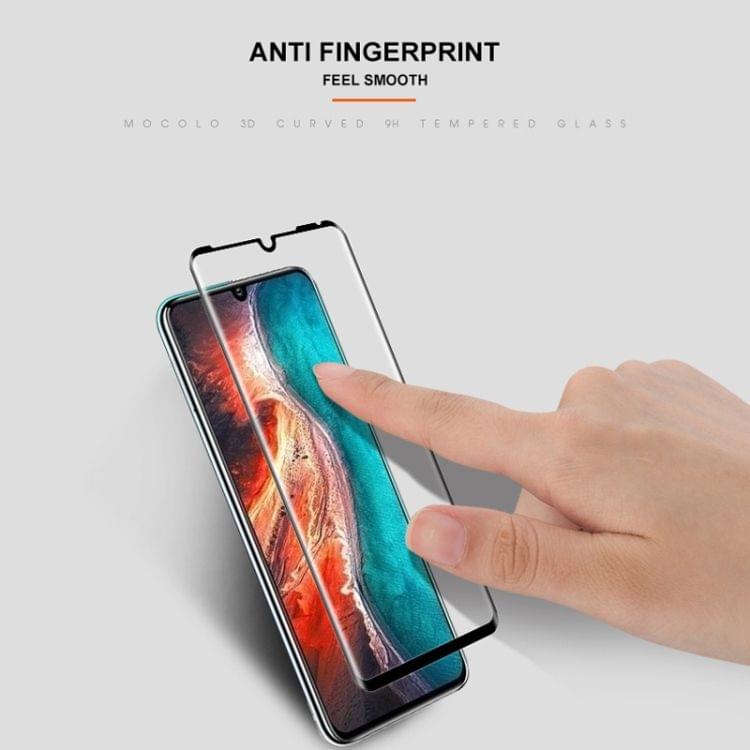 Buy mocolo 0.33mm 9H 3D Full Glue Curved Full Screen Tempered Glass Film for Huawei P30 Pro (Black)