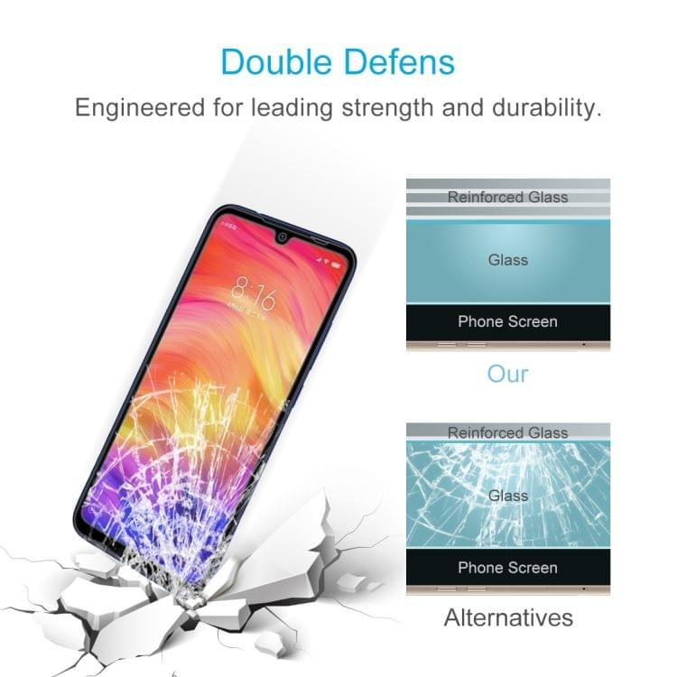 Buy 9H 9D Full Screen Tempered Glass Screen Protector for Xiaomi Redmi Note 7(Black)