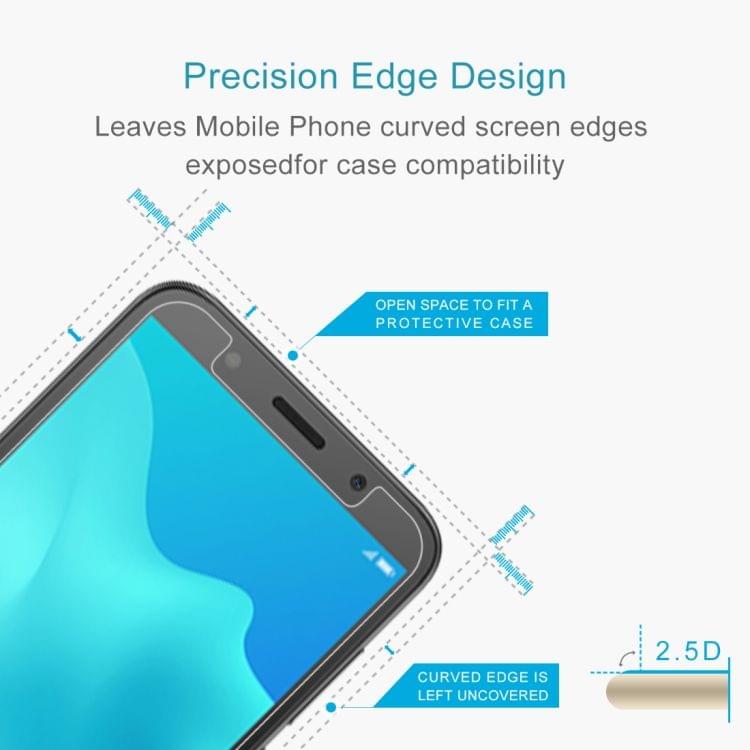Buy 0.26mm 9H 2.5D Tempered Glass Film for Huawei Y5 Prime (2018)