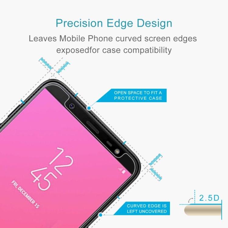 Buy 9H 2.5D Tempered Glass Film for Galaxy J8 (2018)