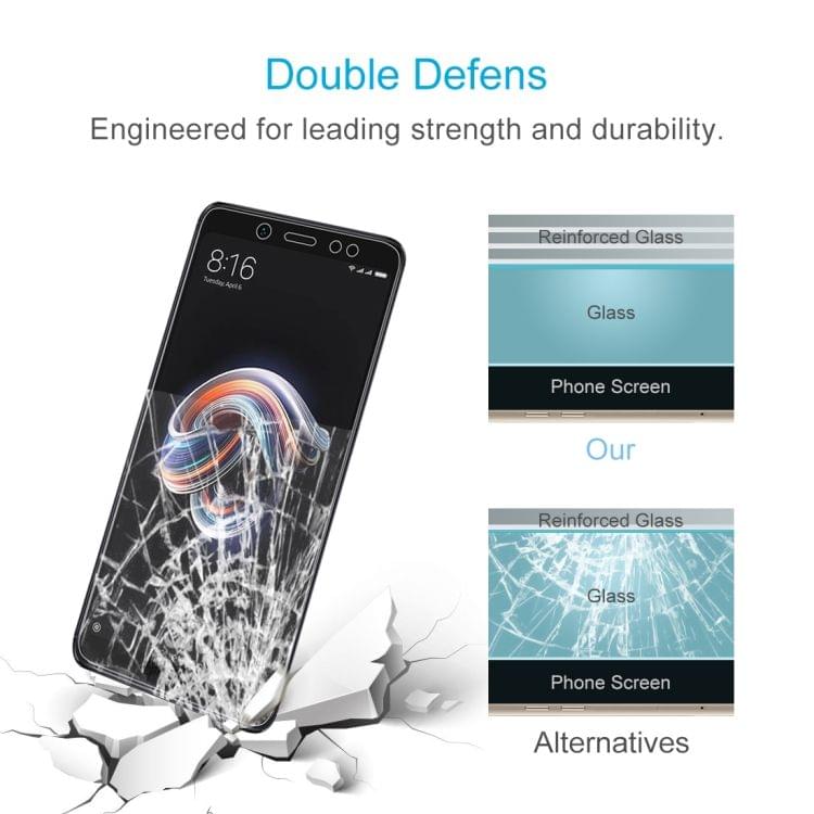 Buy 0.26mm 9H Surface Hardness 2.5D Curved Edge Tempered Glass Film for Xiaomi Redmi Note 5 Pro