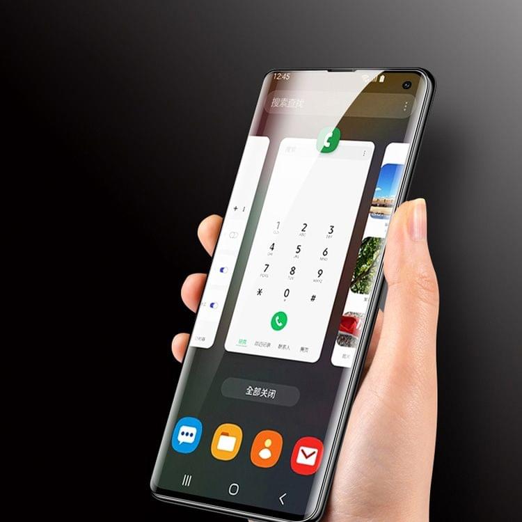 Buy Curved Full Screen UV Tempered Glass Film for Galaxy S10 Plus