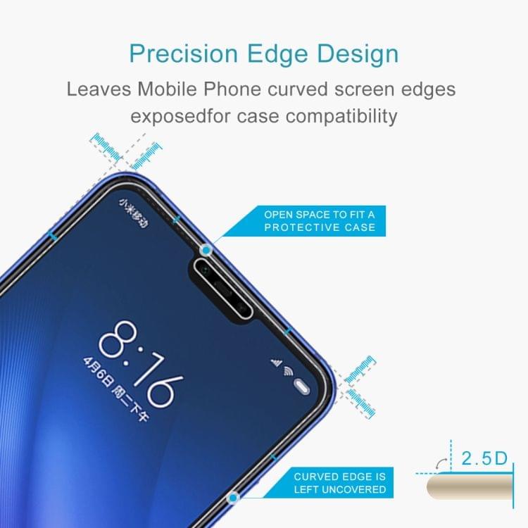 Buy 0.26mm 9H Surface Hardness 2.5D Full Screen Tempered Glass Film for Xiaomi Mi 8 Lite