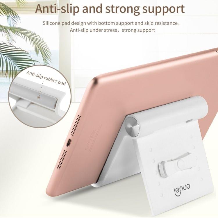 Lenuo DL-19 Universal ABS + Silica Gel Desktop Holder Multi-Angle Desk Stand