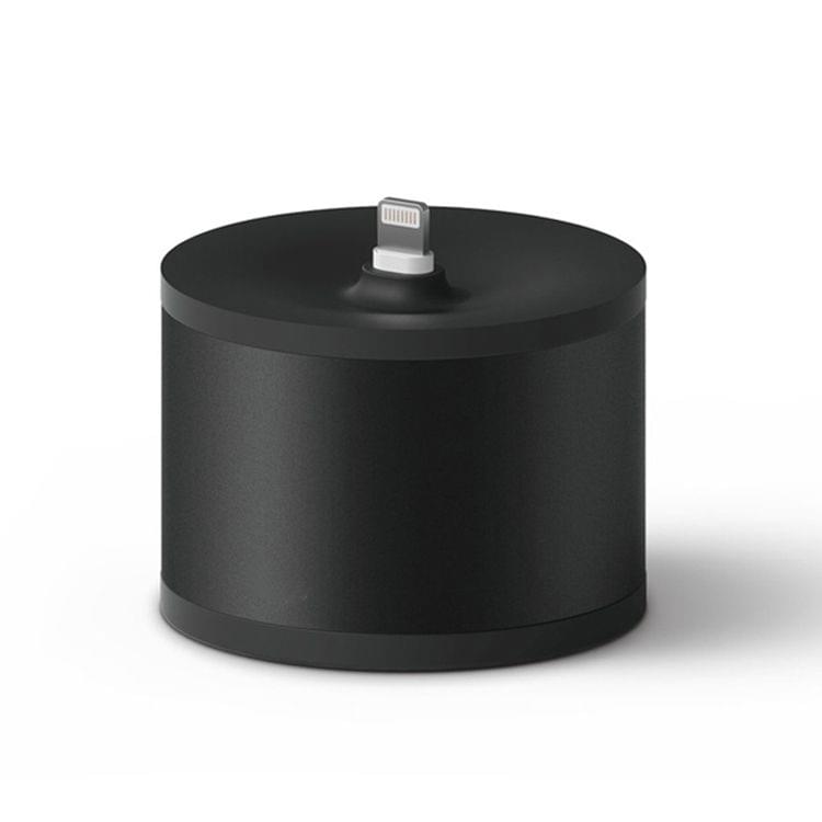 Charging Bracket Universal Metal Mobile Phone Holder Aluminum Alloy Mobile Phone Desktop Charging Base for iPhone(Black)