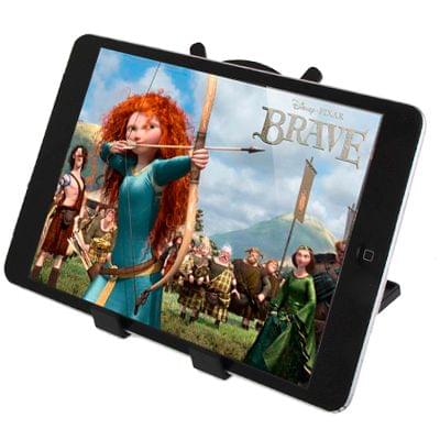 Android Style Multi-Angle Folding Stand for iPad mini / mini 2 Retina / New iPad (iPad 3) / iPad 2 / Galaxy Tab 2 (10.1) / P5100 / Galaxy Tab 2 (7.0) / P3100 / Galaxy Tab 7.0 Plus / P6200(Black)