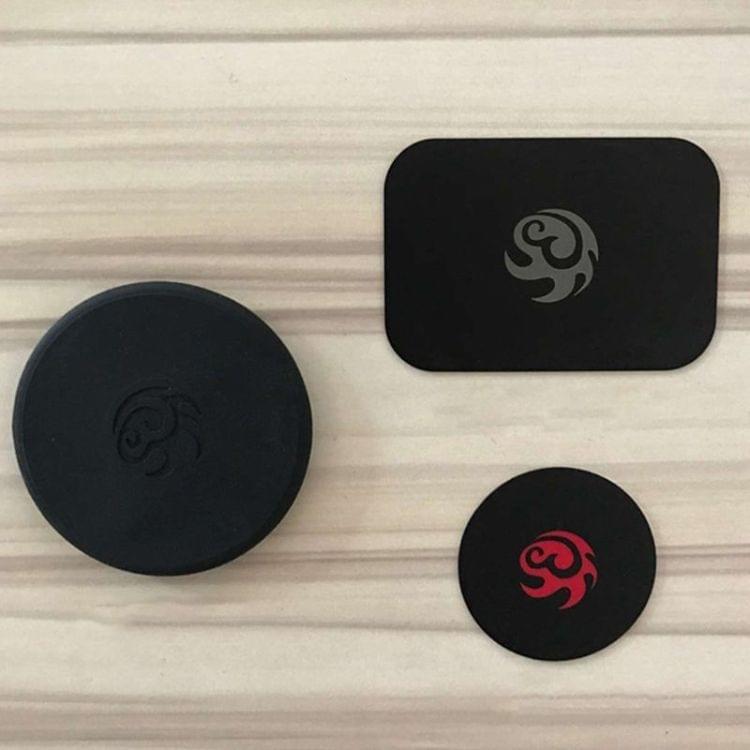 Universal Magnetic Sticker Wall Fixed Bracket for iPhone / iPad (Black)