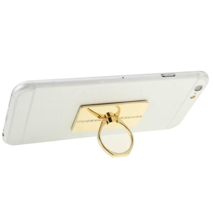 VENICEN Rotatable Diamond Encrusted Metal Ring Holder