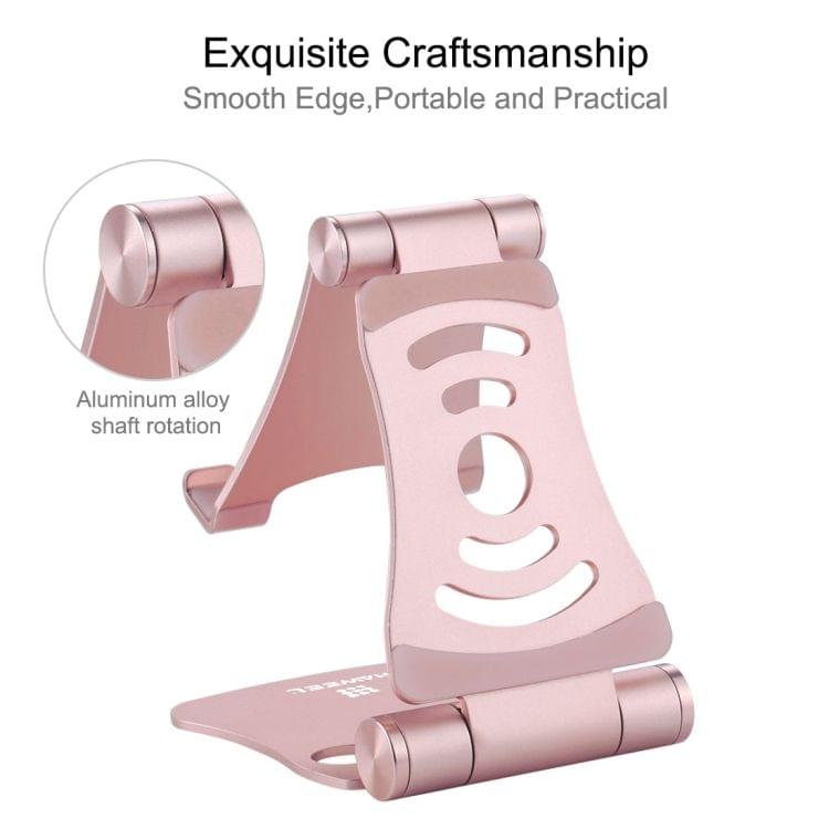 HAWEEL 360 Degree Rotation Foldable Adjustable Pivot Aluminium Desktop Holder