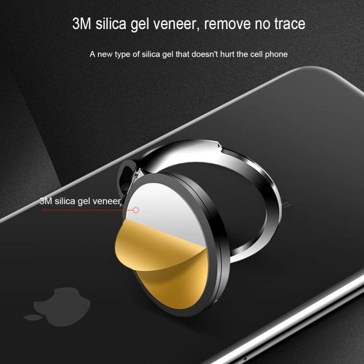 TOTUDESIGN Universal Zinc Alloy 360 Degree Rotating CD Texture Finger Spinner Ring Holder