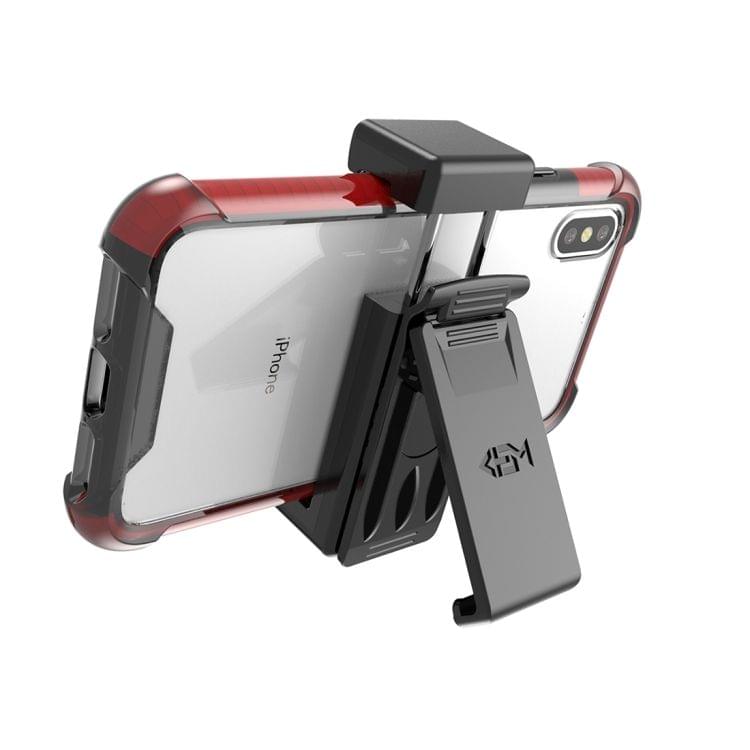 Universal Cell Phone Dropproof Adjustable Desk Stand Clip Bracket Holder for iPhone X & 8 Plus(White)