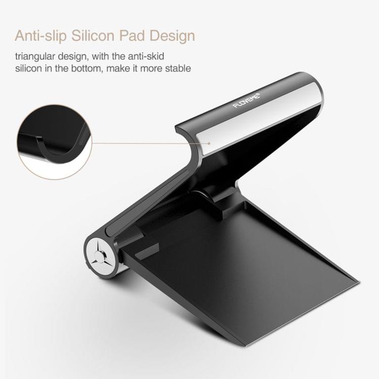 FLOVEME 0-100 Degree Swivel Adjustable ABS Stand Desktop Phone Holder