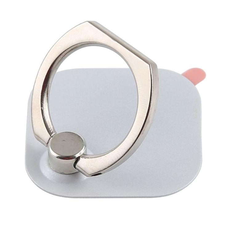 Ring Phone Metal Holder for iPad, iPhone, Galaxy, Huawei, Xiaomi, LG, HTC and Other Smart Phones (White)