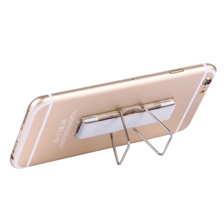 2 in 1 Adjustable Universal Mini Adhesive Holder Stand + Slim Finger Grip, Size: 7.3 x 2.2 x 0.3 cm