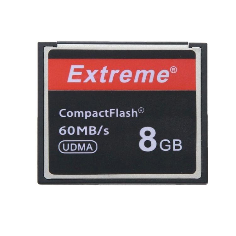 8GB Extreme Compact Flash Card, 400X Read Speed, up to 60 MB/S (100% Real Capacity)