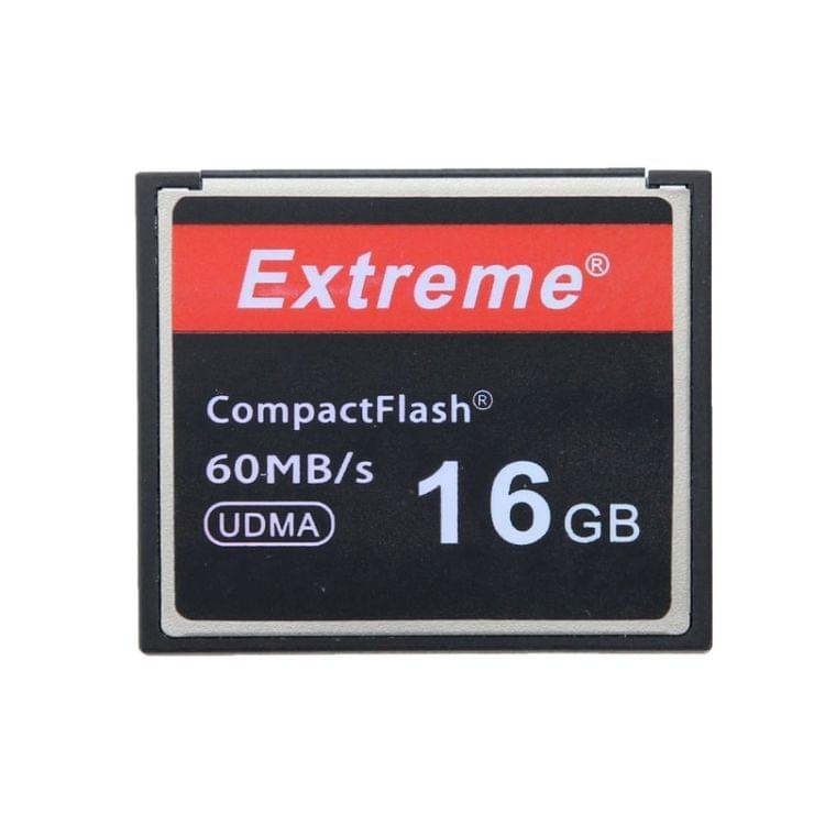 16GB Extreme Compact Flash Card, 400X Read Speed, up to 60 MB/S (100% Real Capacity)