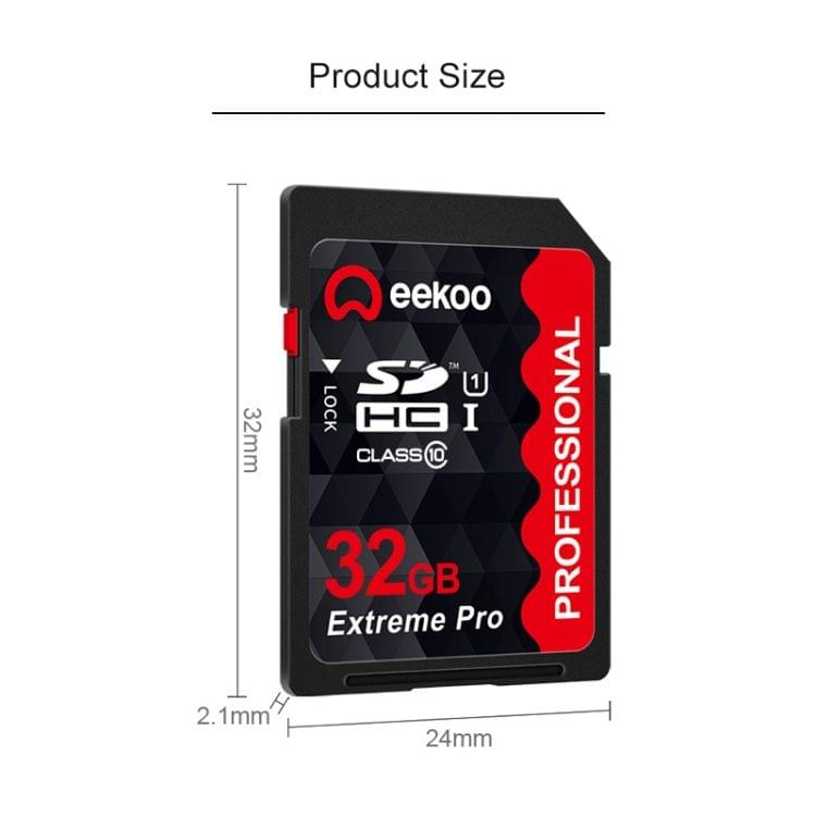 eekoo 32GB High Speed Class 10 SD Memory Card for All Digital Devices with SD Card Slot