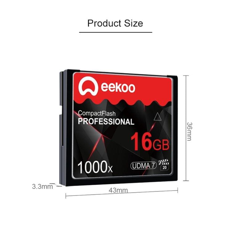 eekoo 16GB 1000X UDMA7 Compact Flash Card for DSLR Camera