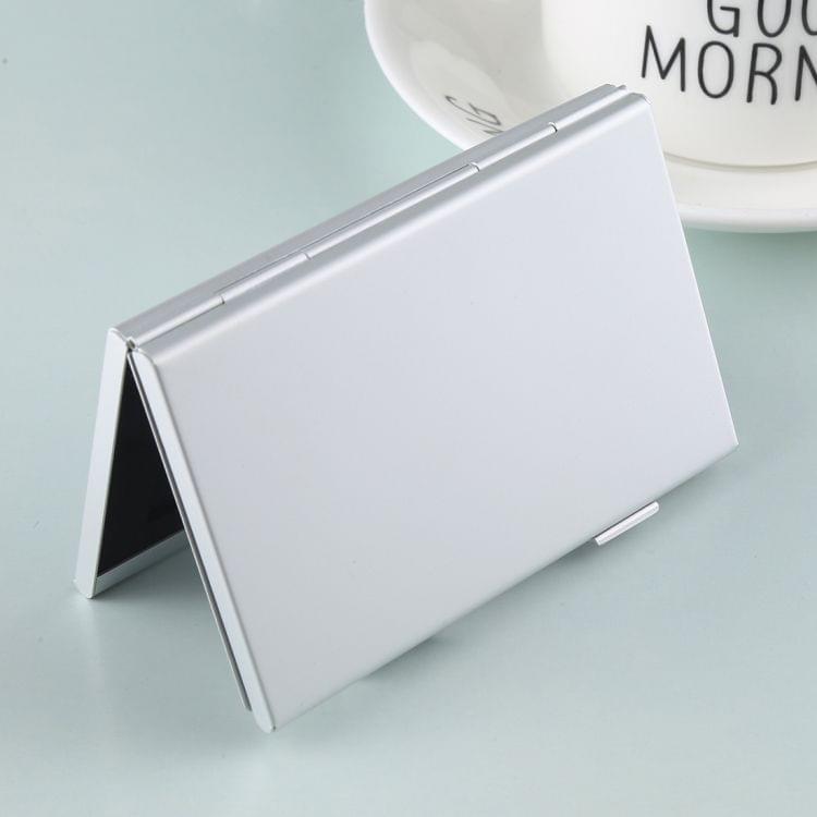 14 in 1 Memory Card Aluminum Alloy Protective Case Box for SD + 11 TF + 2 Mini SD Cards(Silver)