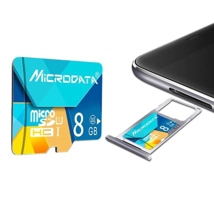 MICRODATA 8GB U1 Color Block TF(Micro SD) Memory Card