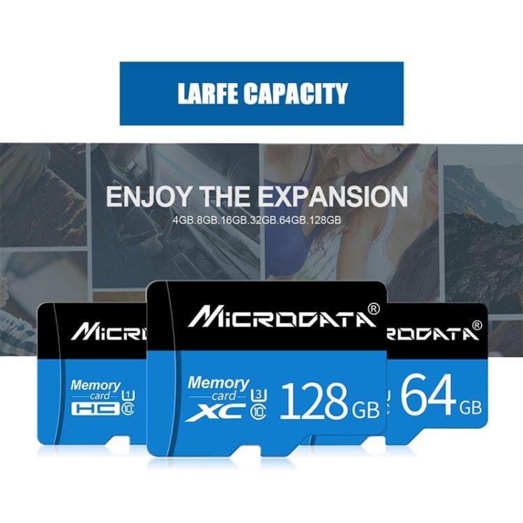 MICRODATA 8GB U1 Blue and Black TF(Micro SD) Memory Card