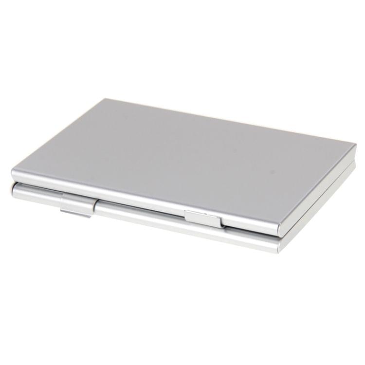 2x 3 in 1 Memory Card Protective Case Box for SD Card, Size: 93mm (L) x 62mm (W) x 10mm (H)(Silver)