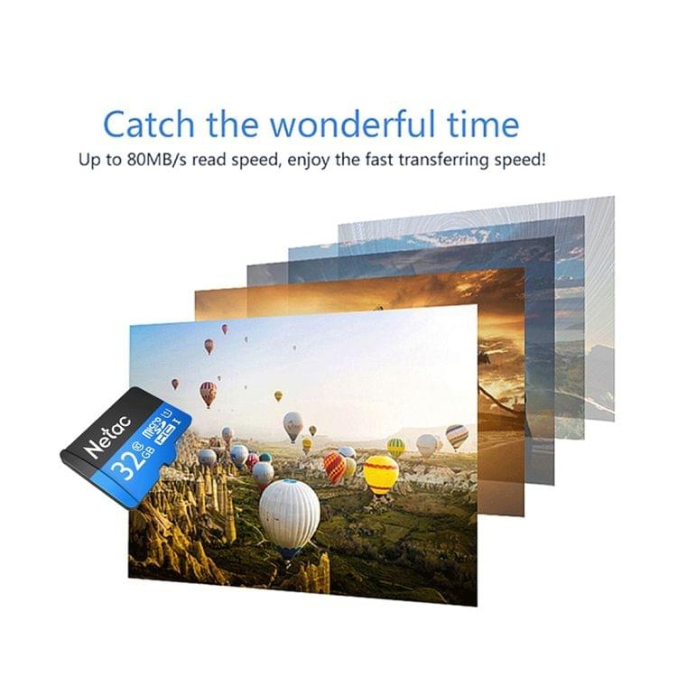 Netac P500 32GB Class10 Micro SD(TF) Memory Card