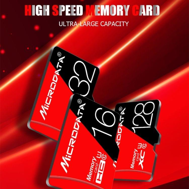 MICRODATA 32GB High Speed U1 Red and Black TF(Micro SD) Memory Card