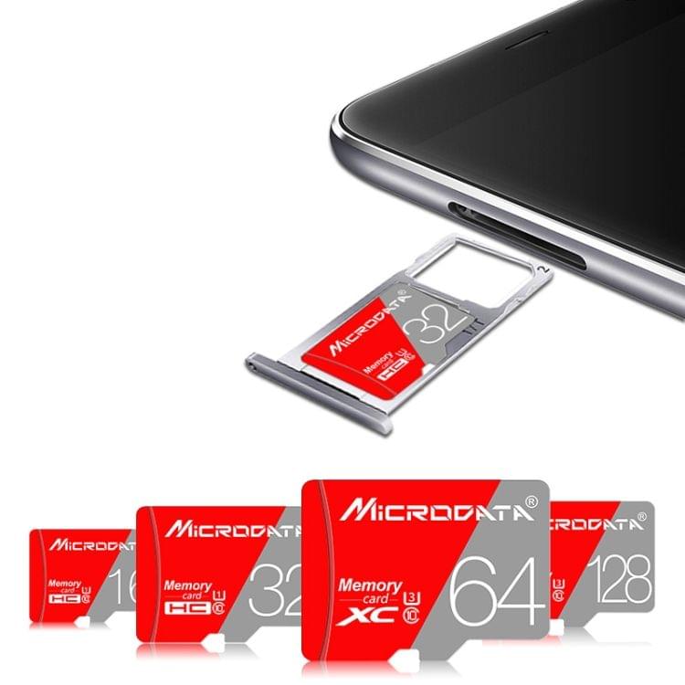 MICRODATA 32GB Class10 Red and Grey TF(Micro SD) Memory Card