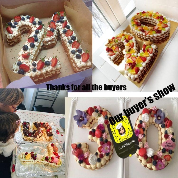 2 PCS Numbers Cake Mold Cake Decorating Tools(6#58154)