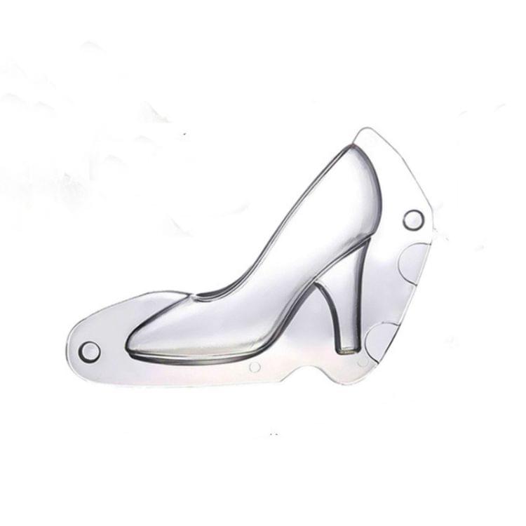 2 PCS 3D Chocolate Mold Fondant Cake Ladies High Heel Mold(Small P033)