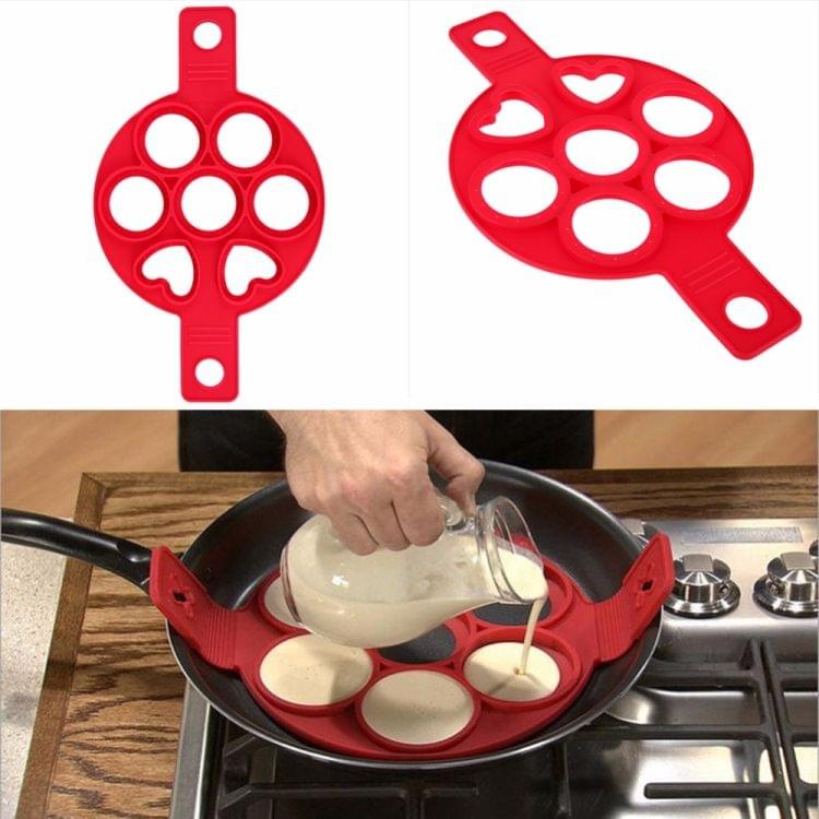 Pancake Maker Nonstick Cooking Tool Round Heart Egg Cooker Pan Eggs Mold