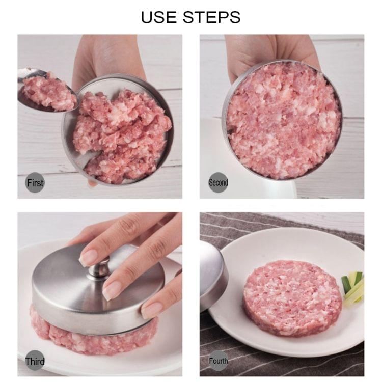 Kitchen Food Molds Stainless Steel Hamburger Meat Press Molds Tools