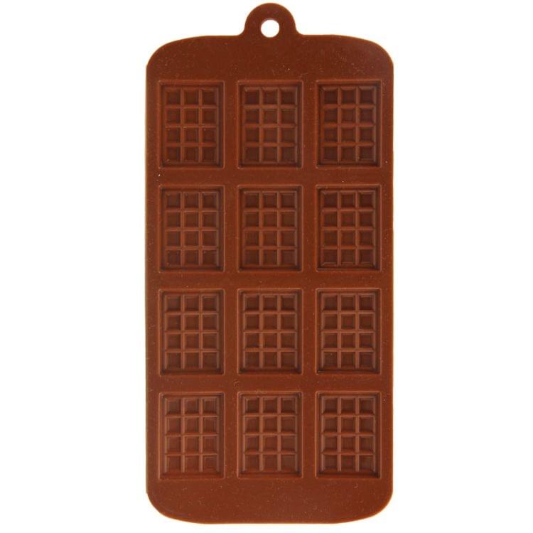 High Quality 12pcs Silicone Material Chocolate Mold