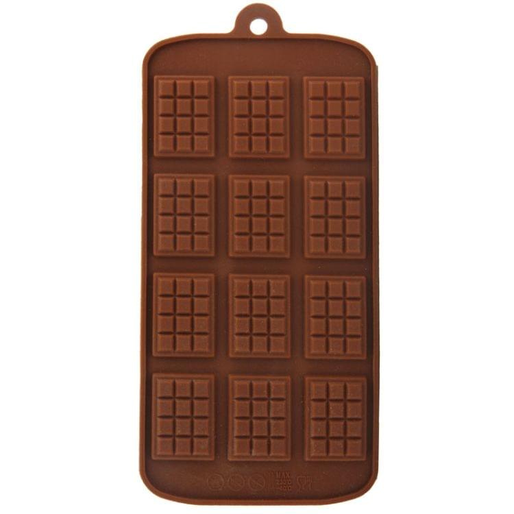 High Quality 12pcs Silicone Material Chocolate Mold
