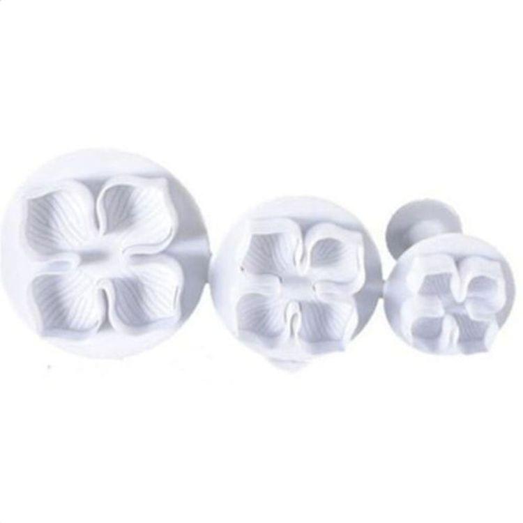 6 PCS Silicone Hydrangea Fondant Cake Decorating Flower Blossom Mold(3 PCS Hydrangea)