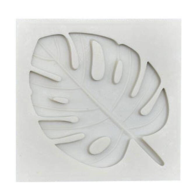 2 PCS DIY Tree Leaf Fondant Mould Chocolate Cake Decorating Mould(Gray)