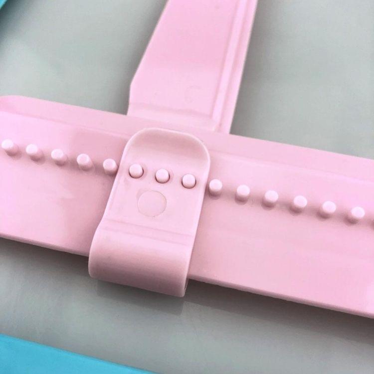 Adjustable DIY Cake Scraper Smoother Fondant Spatulas Cake Edge Smoother Cream(Blue)