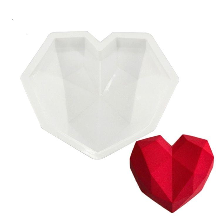 3 PCS Diamond Love DIY Cake Silicone Mold Sponge Baking Tool Chiffon Mousse Dessert Mold