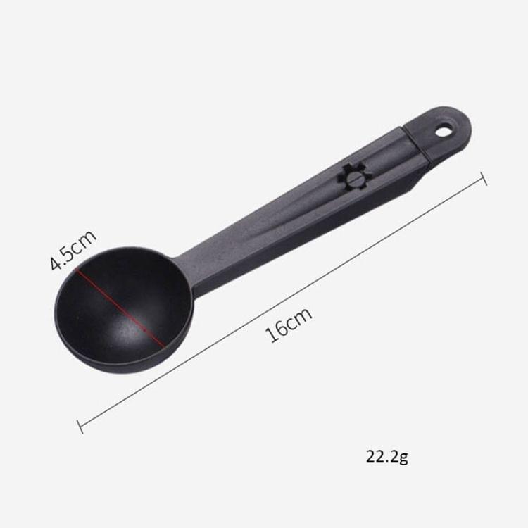 Coffee Machine Cleaning Brush Tool with Measure Scoop Spoon