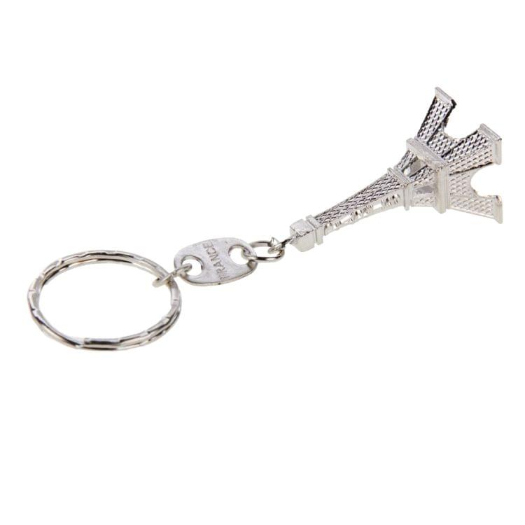 Paris Eiffel Tower Furnishing Articles Model Photography Props Creative Household Gift, Size:5 x 2.1cm(Silver)