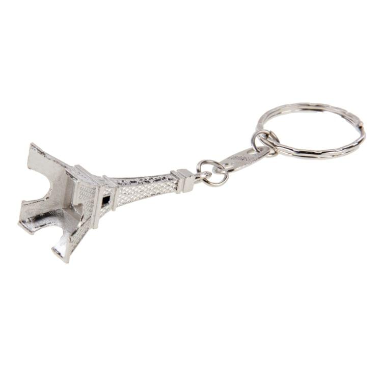 Paris Eiffel Tower Furnishing Articles Model Photography Props Creative Household Gift, Size:5 x 2.1cm(Silver)