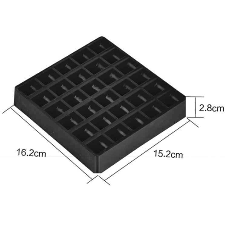 300 PCS Overlap Coins Game Coin Plastic Storage Box(Black)
