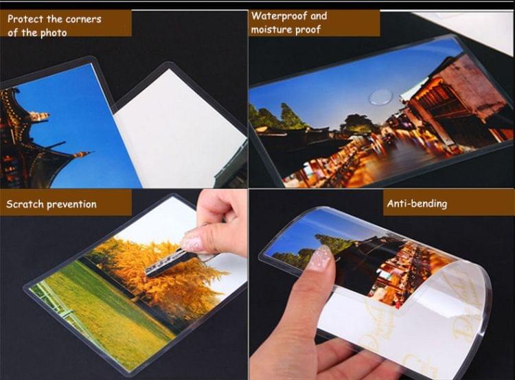 100 PCS 3 Inch 80mic Thickness Clear Laminating Film Plastic film