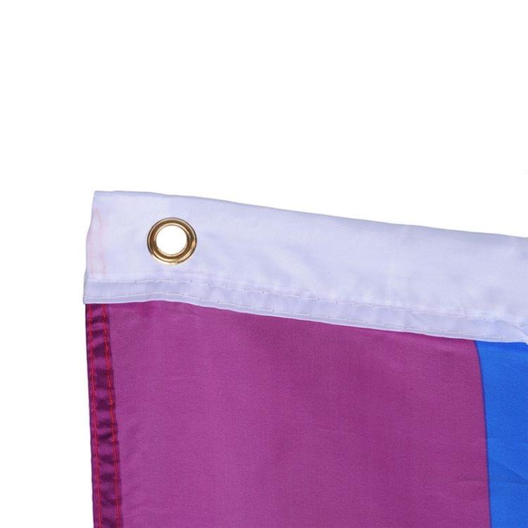 2 PCS Rainbow Flag Lesbian Gay Parade Banners LGBT Pride Flag, Size:90x60cm