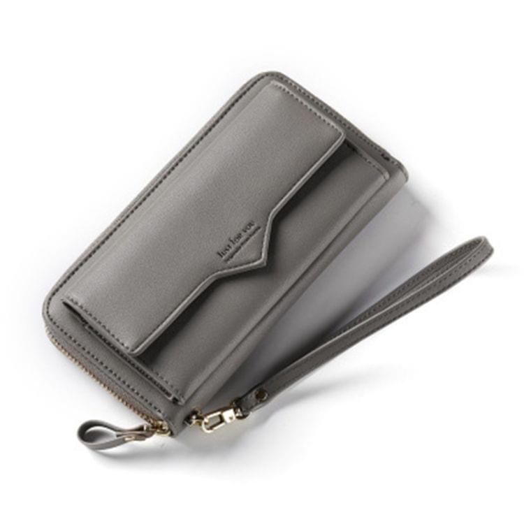 Long Woman Purse PU Leather Ladies Purses Card Holder(black)