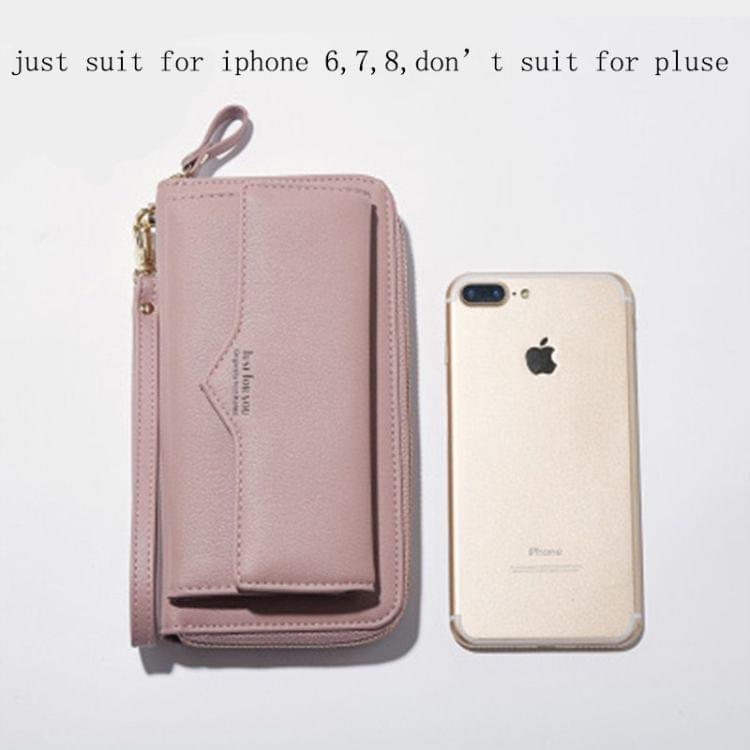 Long Woman Purse PU Leather Ladies Purses Card Holder(black)